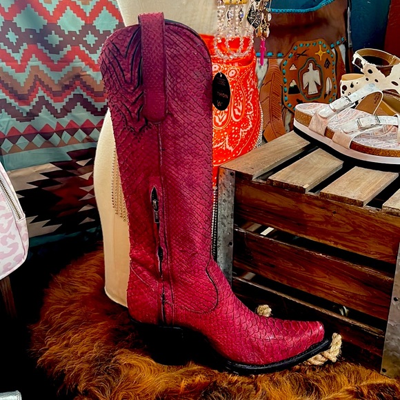 Corral python, exotic Boots - Picture 2 of 4